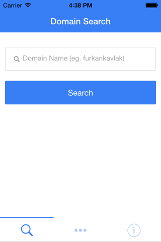 Domain Search screenshot 2