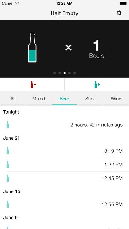 Half Empty - Drink Counter and Tracker