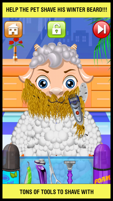 How to cancel & delete Animal Shave Pet Hair Salon Game for Kids Free from iphone & ipad 1