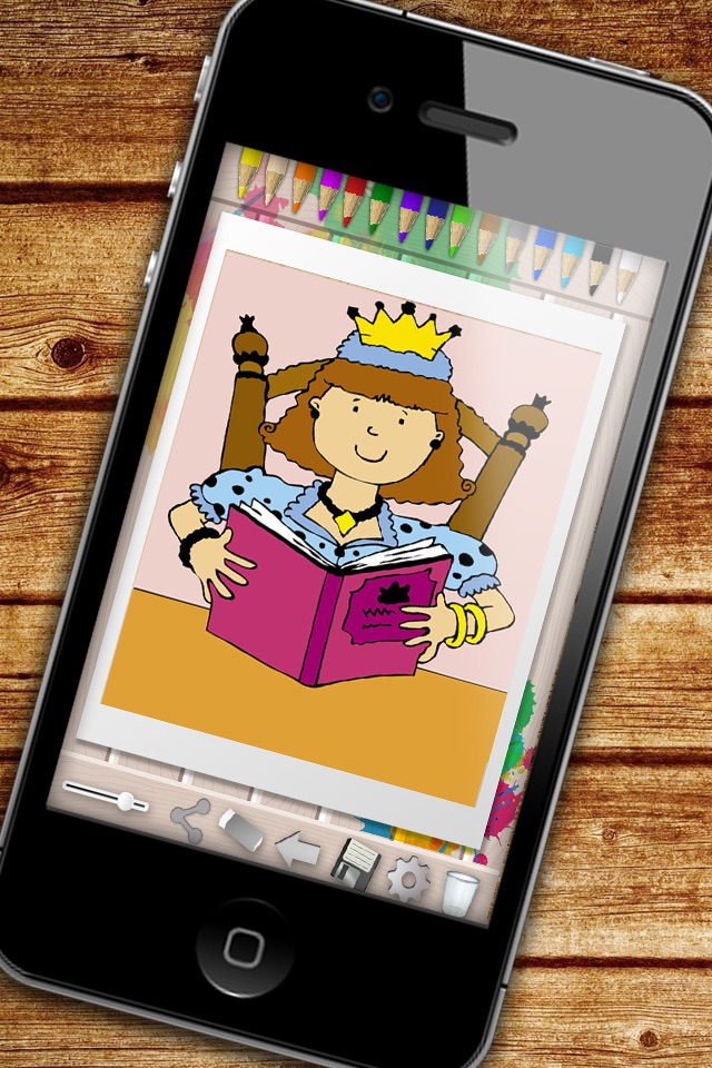 Princesses Coloring Book - color and paint the princess screenshot 2