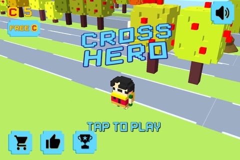 Hero on Road - Jumpy hopper and Crossing Iron robo Man across the super busy street screenshot 3