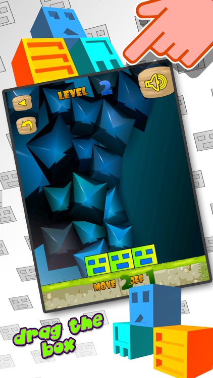 Geometry Cube Crash: Move and Swipe