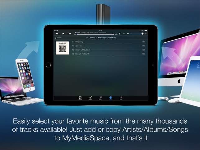 MyAudioStream HD Pro UPnP audio player and streamer for iPad(圖3)-速報App