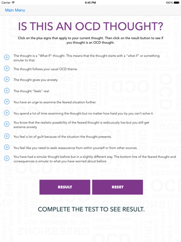 OCD FAQ HD screenshot 4