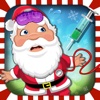 Crazy Santa Hospital Doctor - Christmas fun dentist, nose & eye care makeup games for girls