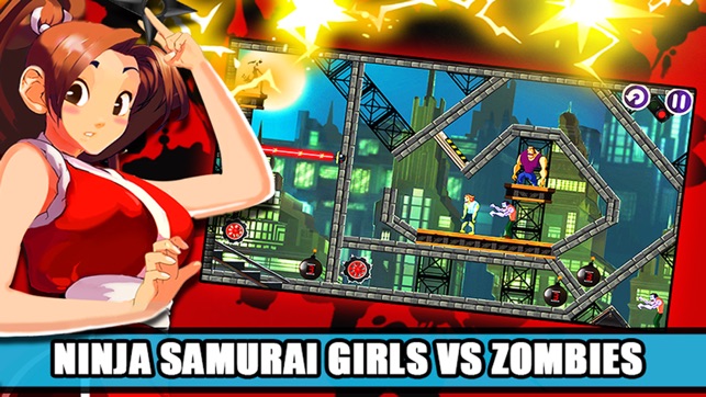 Ninja Samurai Girls Vs Zombies (a puzzle