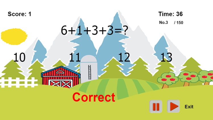 Math Fun for Kids and Kindergarten Learning Game