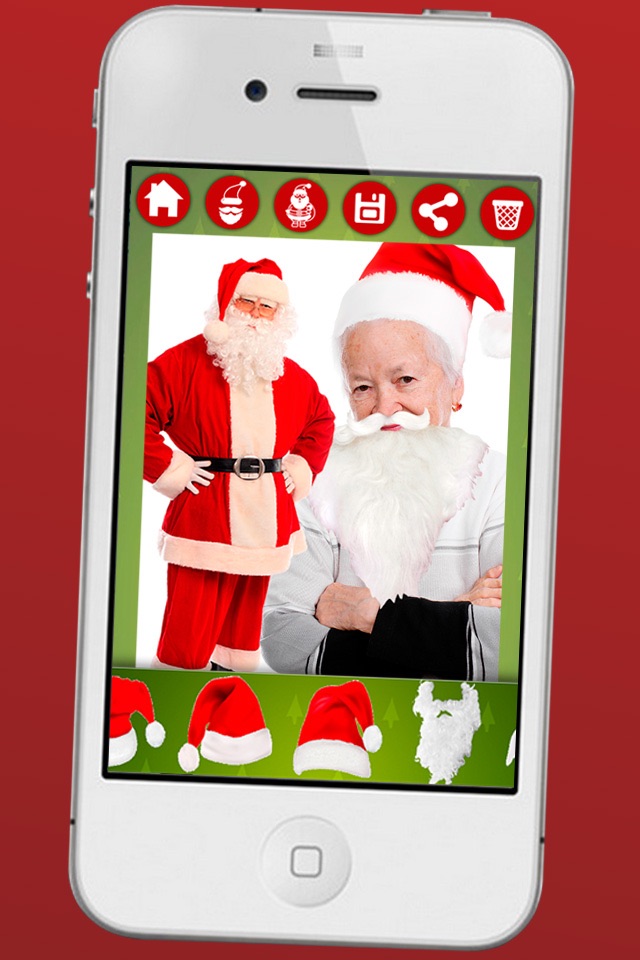 Photo with Santa Stickers screenshot 2
