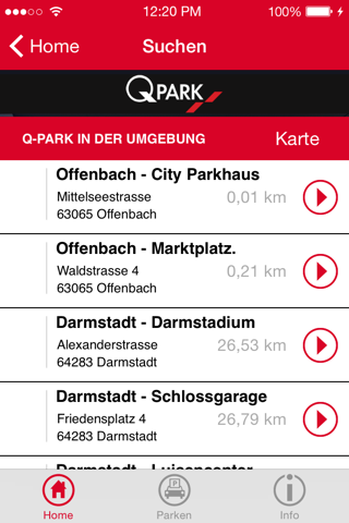 Q-Park Deutschland screenshot 2