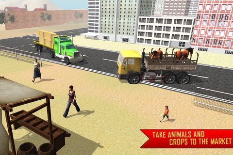Truck Driver Farm Ride 3D screenshot 2