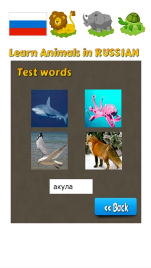 Learn Animals in Russian Language(圖2)-速報App