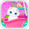 Cute Cat Bathing：Pet Shop Games