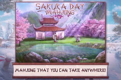 Sakura Day Mahjong screenshot 2