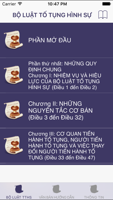 How to cancel & delete Bộ Luật Tố Tụng Hình Sự 2015 from iphone & ipad 1