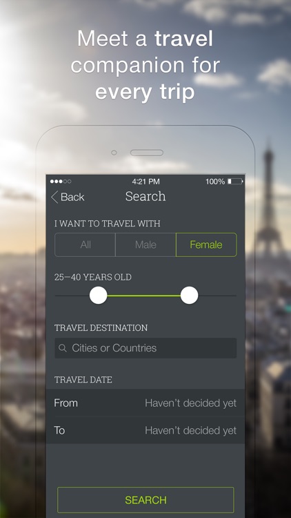 TripTogether: World Travelers’ Messenger app for finding Travel Mates screenshot-3