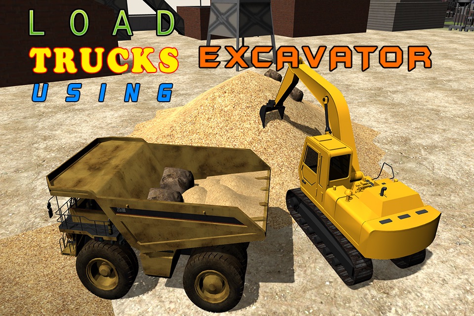 Sand Excavator Simulator – Operate crane & drive truck in this simulation game screenshot 4