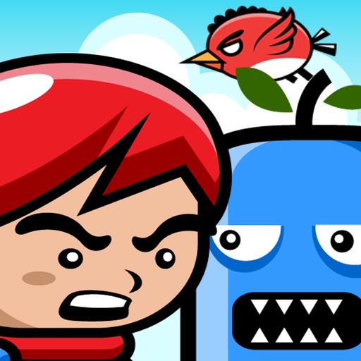 Wild Boy Attack Of Worm And Birds Icon