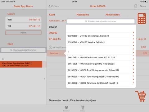 Kemetyl Sales App screenshot 4