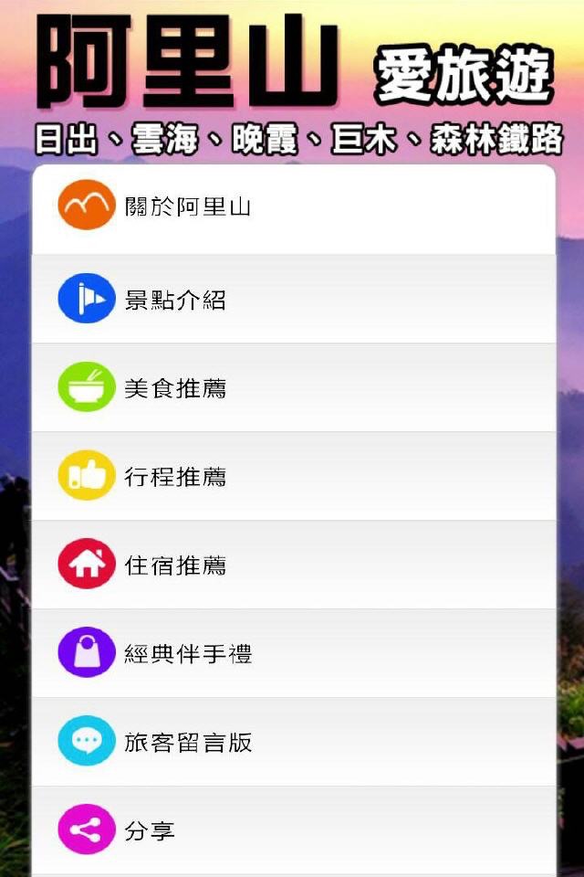 阿里山愛旅遊 screenshot 2