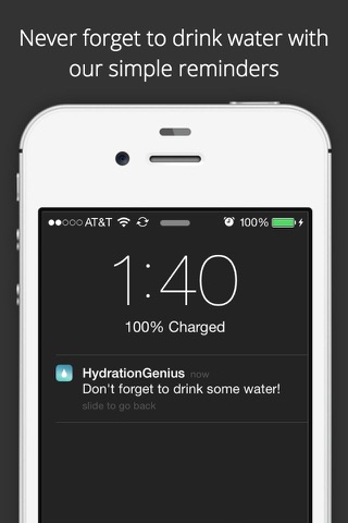 hydration genius - daily water logger, keep track