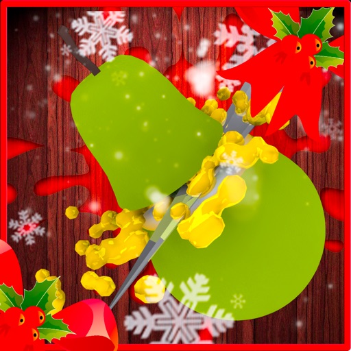 Christmas-Pear Slice Icon
