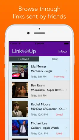 Game screenshot LinkMeUp - Music and Video Messenger apk