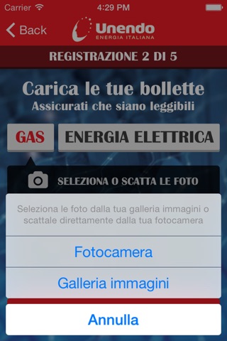Passa a Unendo Energia Italiana screenshot 3
