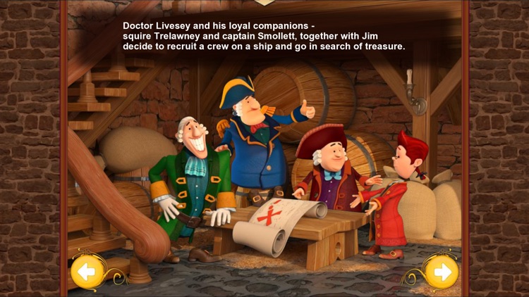 Treasure Island. An Interactive Children`s Book.