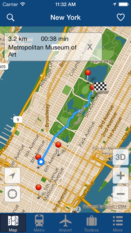 New York Offline Map - City Metro Airport with Travel Trip Planner screenshot-4