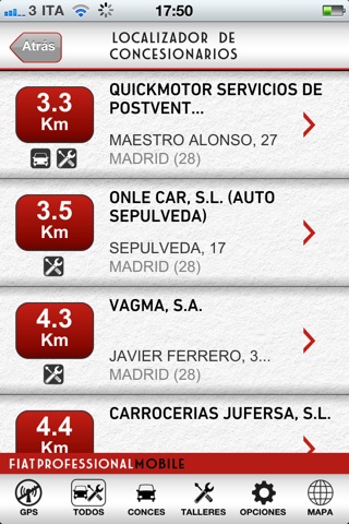 Fiat Professional Mobile screenshot 3