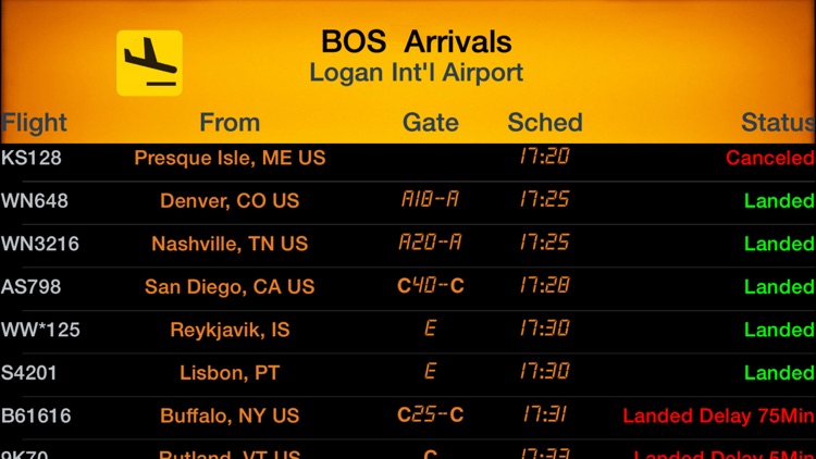 iFlightBoard Free-- Departures & Arrivals