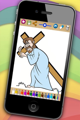 Kids paint bible coloring book - Funny drawings Bible coloring book and the Word of God - Premium screenshot 4