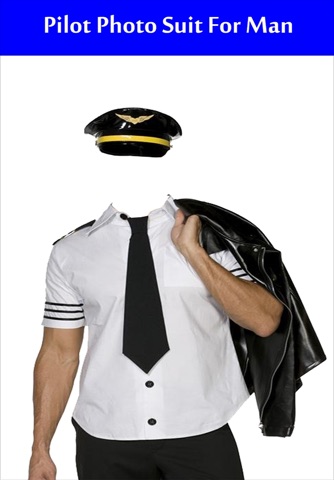 Pilot Photo Suit For Man screenshot 4