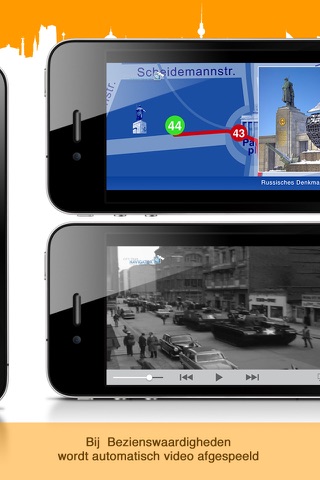 Berlijn koude oorlog Guide GPS wandelroute gids offline screenshot 2