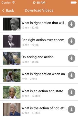 J. Krishnamurti Questions and Answers video app screenshot 4