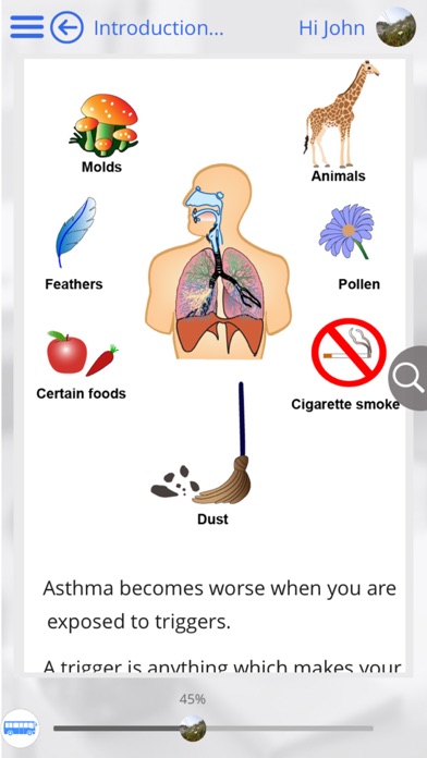 How to cancel & delete Asthma and Cold & Flu by GoLearningBus from iphone & ipad 4