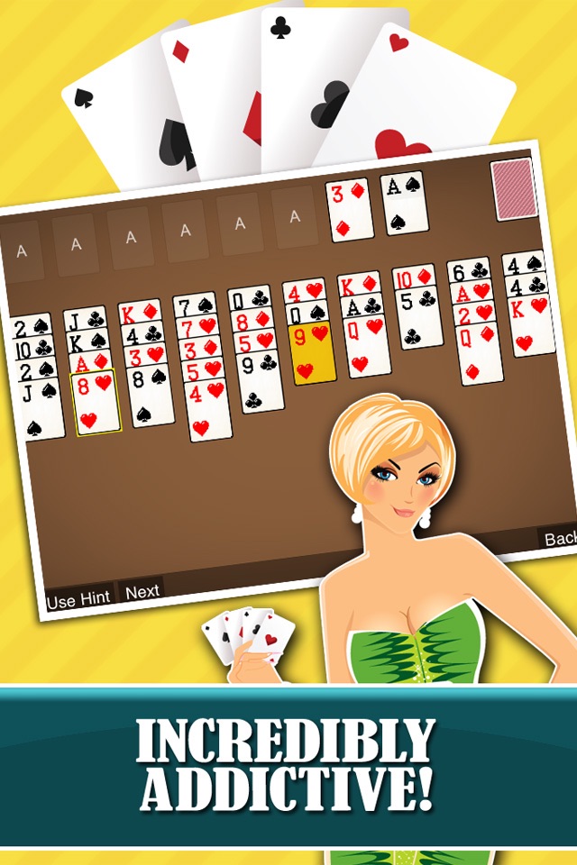 Forty Thieves Solitaire Free Card Game Classic Solitare Solo screenshot 3