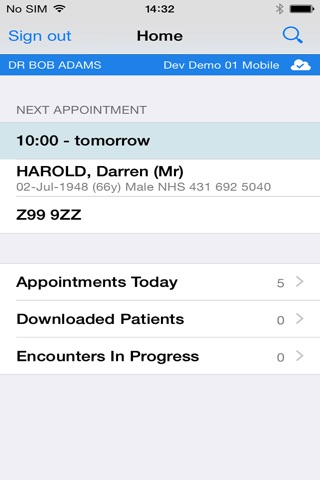 Patient Hub screenshot 2