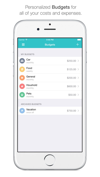 Spendy - The fastest and most efficient way to keep your expenses, budgets and loans in mind