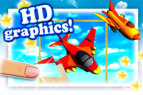 3D planes jigsaw puzzle for kids and toddlers with plane and helicopter puzzles deluxe screenshot 3