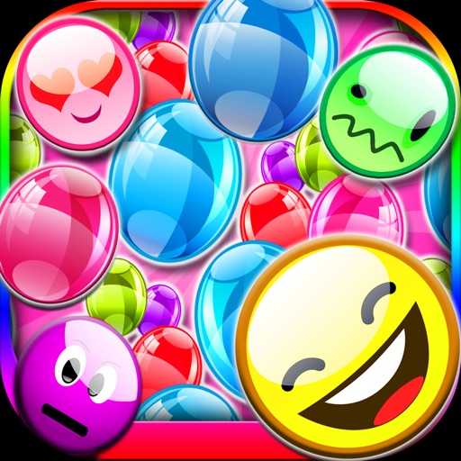 A Emoji Bubble Pop - Emoticon Explosion Burst Popper Fun iOS App