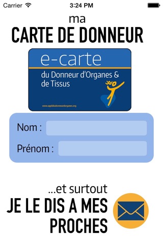 Appli du Donneur d'organes screenshot 4