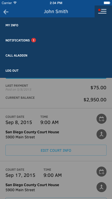 How to cancel & delete Aladdin Bail Bonds Customer Portal from iphone & ipad 4