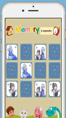 Game screenshot Памяти игра для девочек: принцессы льда - обучающая игра для девочек hack