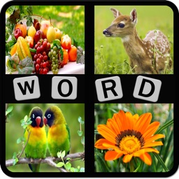 Kids Word Puzzles - Spell to learn Animals, Birds, Fruits, Flowers, Shapes, Vegetables for preschool and kindergarten