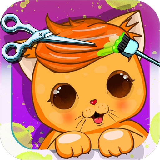 Simulator Hair Salon Cat iOS App