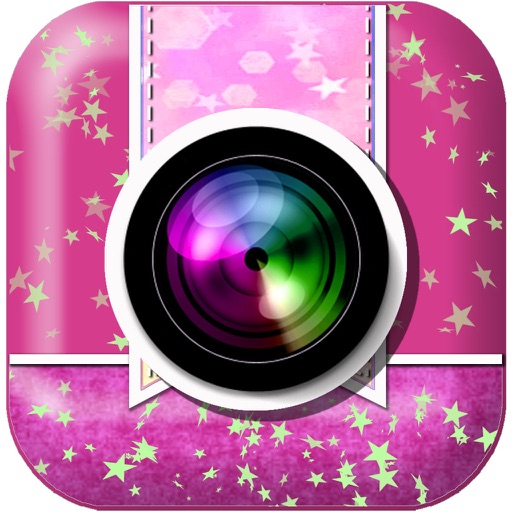 Fun Frame photo camera editor: Plus sticker,filters,effects,grid and border stitch Icon
