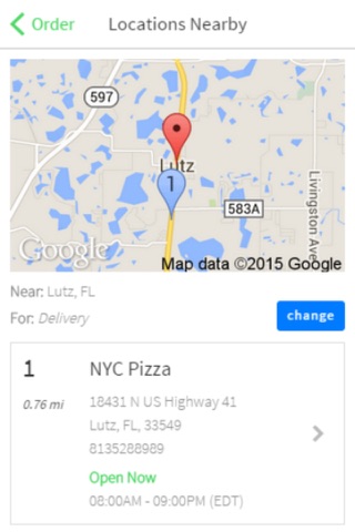 NYC Pizza Ordering screenshot 2