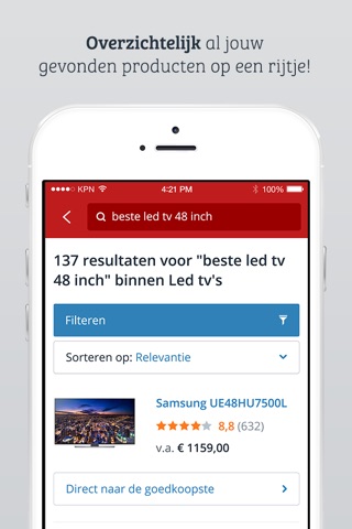 Kieskeurig.nl Productchecker screenshot 3