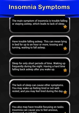 Insomnia Symptoms screenshot 2